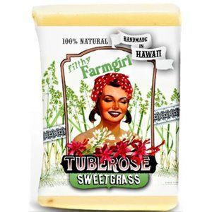 100% Natural Organic Soap. Tuberose Sweetgrass. Handmade in Hawaii. 2oz.